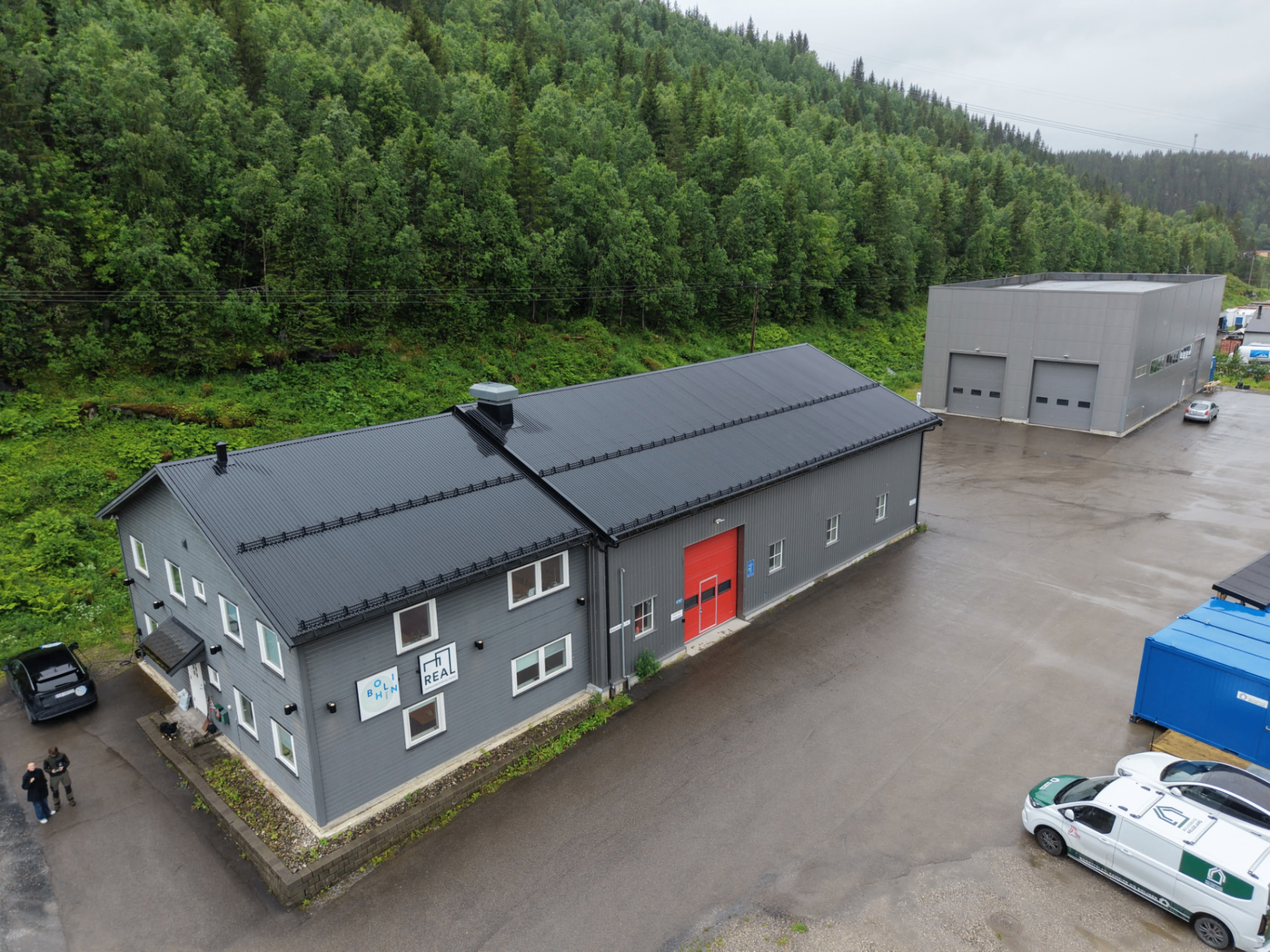 Kontor- og verkstedbygg på Helgeland